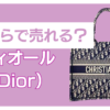 ディオール バッグ いくらで売れる